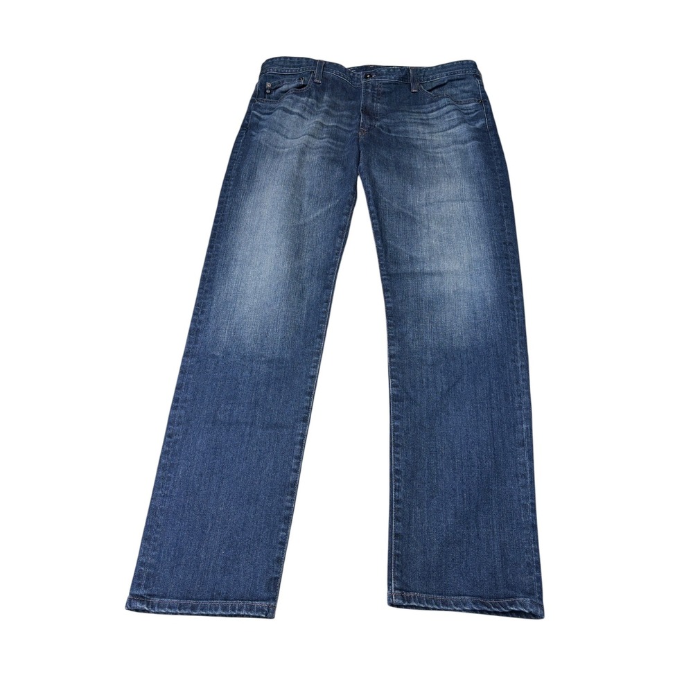 AG Adriano Goldschmied Tellis Modern Slim Japanese Fabric Jeans Mens 38x32 Blue